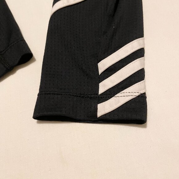 Adidas Shirt Long Sleeve Quarter Zip Youth Kids Size Large - Picture 9 of 16